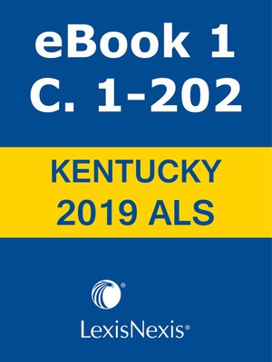 cover image of Kentucky Revised Statutes Advance Legislative Service